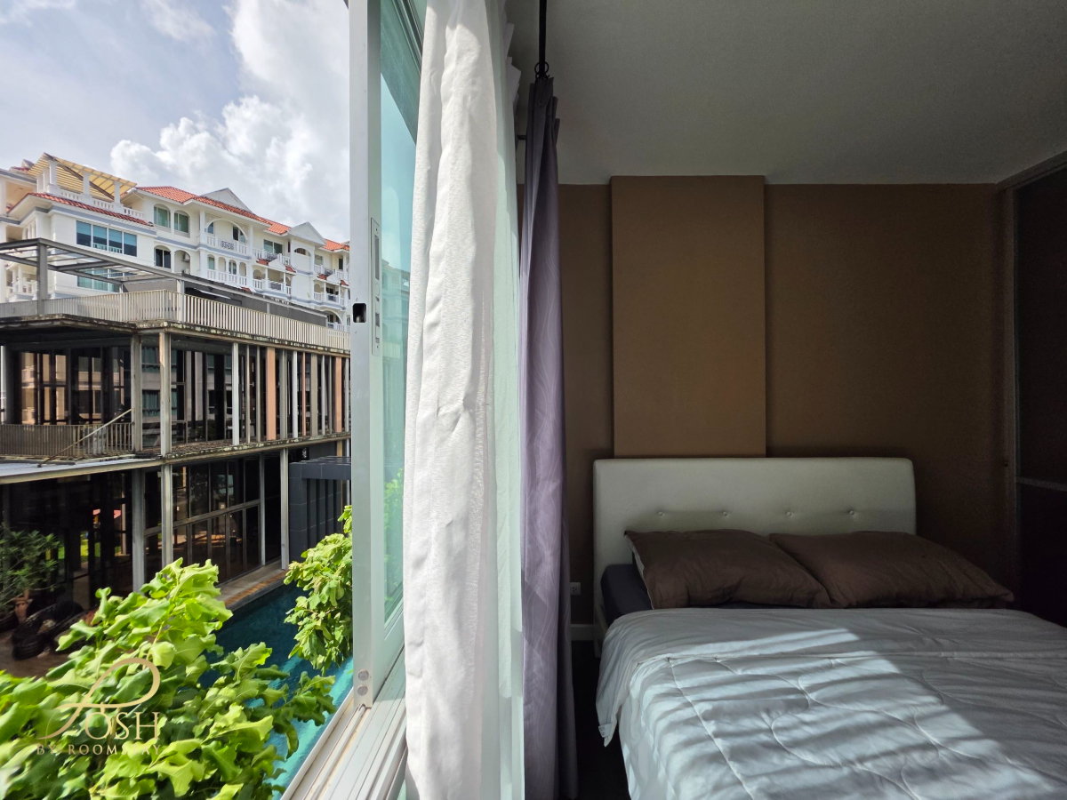 picture For Rent | dCondo Mine, Kathu Studio room with pool view, fully furnished and equipped with appliances.  - 11/22