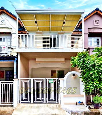 ทาวน์โฮม แม็คโคร บางบัวทอง : AF.  บ้านสวย ทำเลดี ติดถนนกาญจนาภิเษก  #หมู่บ้าน ลุมพินี บางบัวทอง  ใกล้เซ็นทรัล เวสเกต