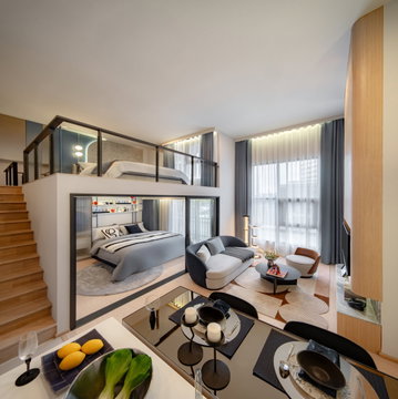 The Base Urban Rama 9 ห้อง Loft 2ห้องนอน 1 ห้องน้ำ ราคาโครงการ 