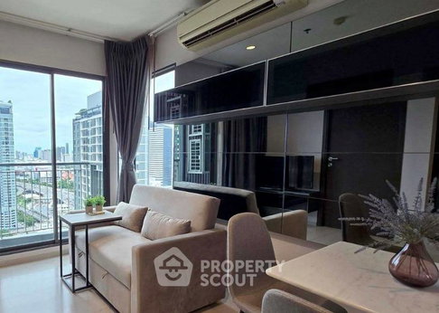 27th-Floor 2-BR Condo At Rhythm Asoke Near MRT Phra Ram 9 (ID 3191746)