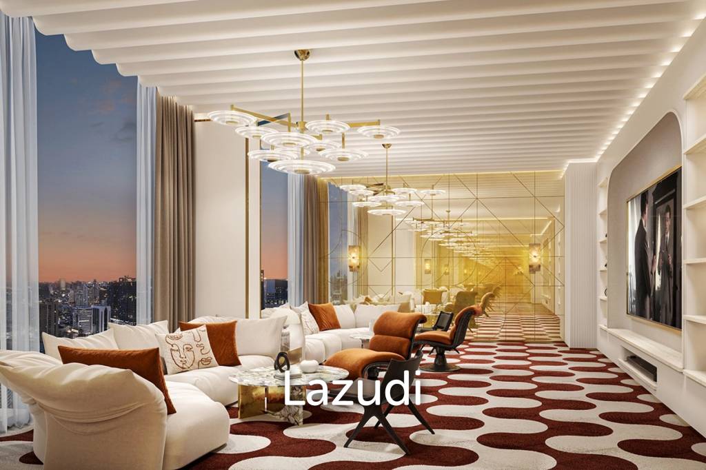 รูป 68 sqm condo SHUSH Ratchathewi Bangkok city view - รูปที่ 4/16