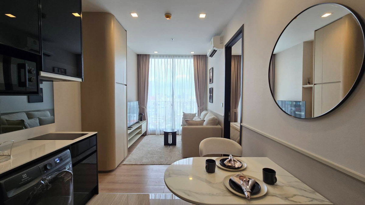 รูป 📢 [ให้เช่า] ✨โนเบิล อราวด์ อารีย์ 1 ห้องนอน 35 ตร.ม. ชั้นสูง วิวเมืองโล่ง ไม่บล็อกวิว ติด BTS อารีย์ หน้าโครงการ เดินทางสะดวก  - รูปที่ 4/14