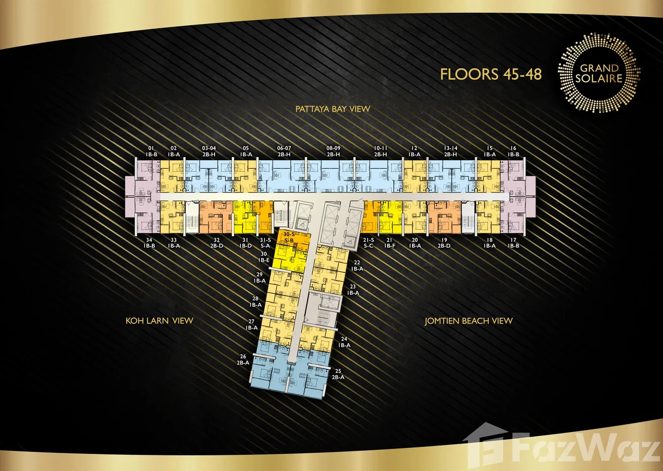 รูป ขาย คอนโด 2 ห้องนอน ในโครงการ แกรนด์ โซแลร์ พัทยา 6670087 - รูปที่ 4/8