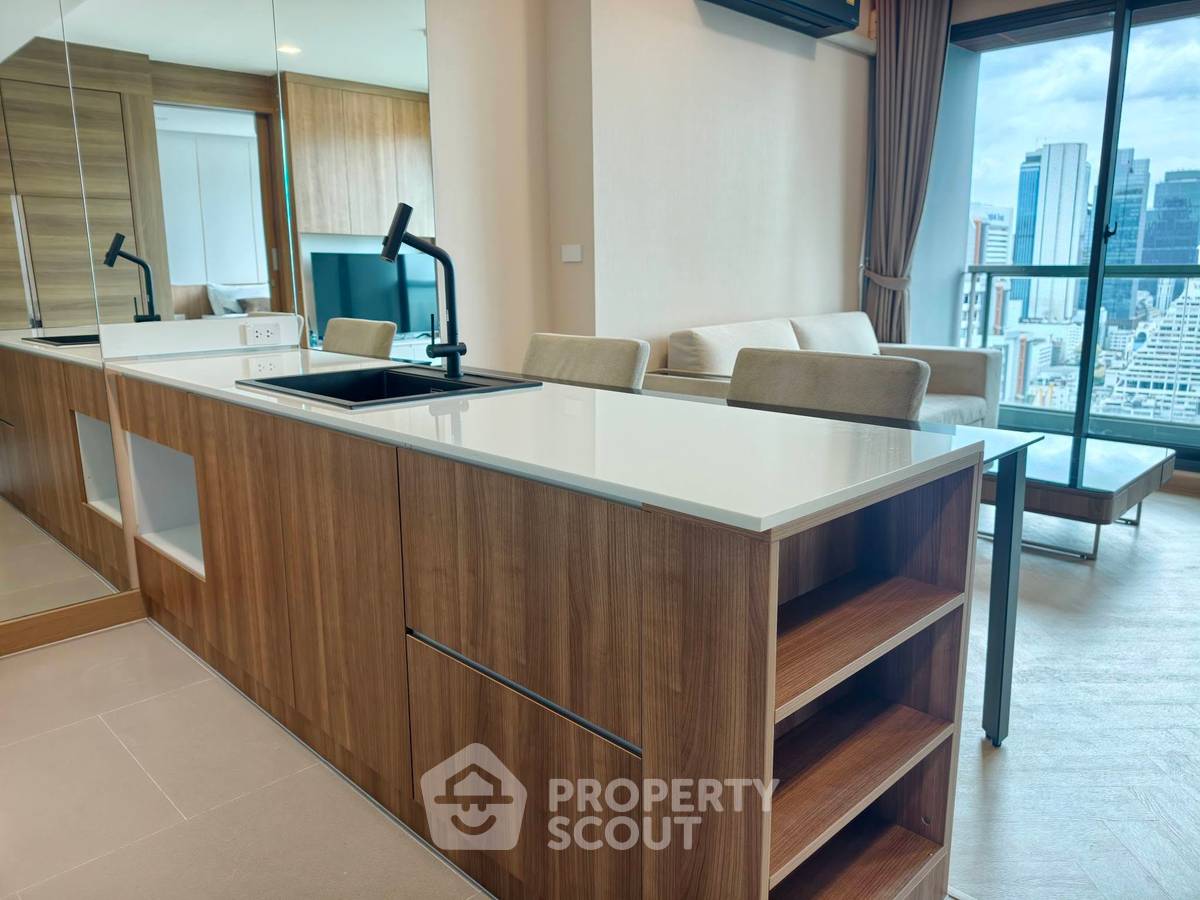 picture 27th-Floor 1-BR At The Address Sathorn, 200m To BTS Saint Louis (ID 3198213) - 9/19