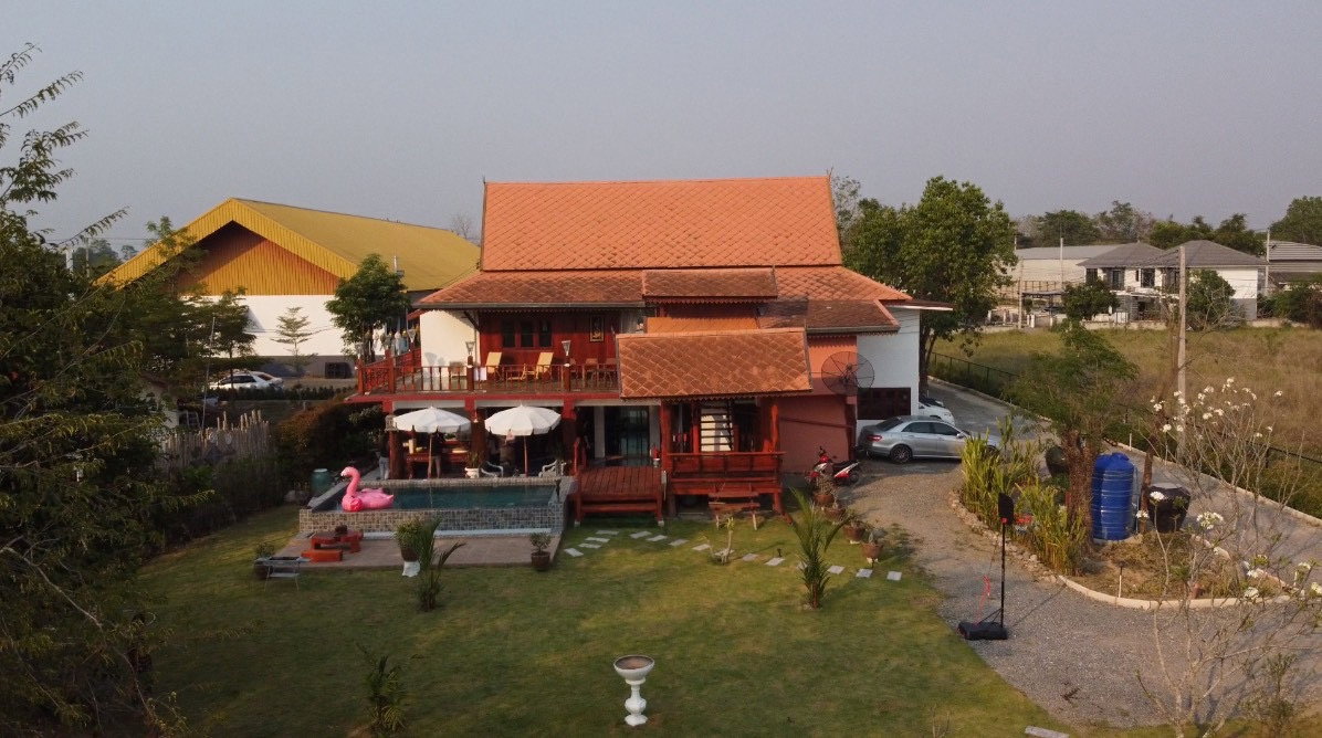 รูป 🏡✨ ให้เช่าบ้านเรือนไทยไม้สัก พร้อมสระว่ายน้ำส่วนตัว | หางดง เชียงใหม่ ✨🏡 - รูปที่ 8/13