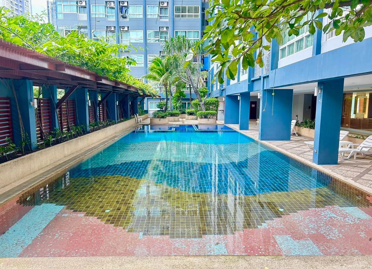 รูป เจ้าของขายเอง PG Rama 9 ห้องมุม 41.04 ตร.ม. วิวสวน+สระ ใกล้ MRT พระราม 9 | 3.29 ล้าน - รูปที่ 9/12