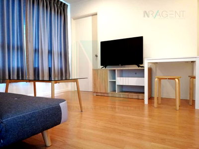 Condos for rent : 🎉 For rent condo LUMPINI VILLE SUKHUMVIT 77 2 Building B1, Floor 4,2 bed room, Room size 45.00 sqm