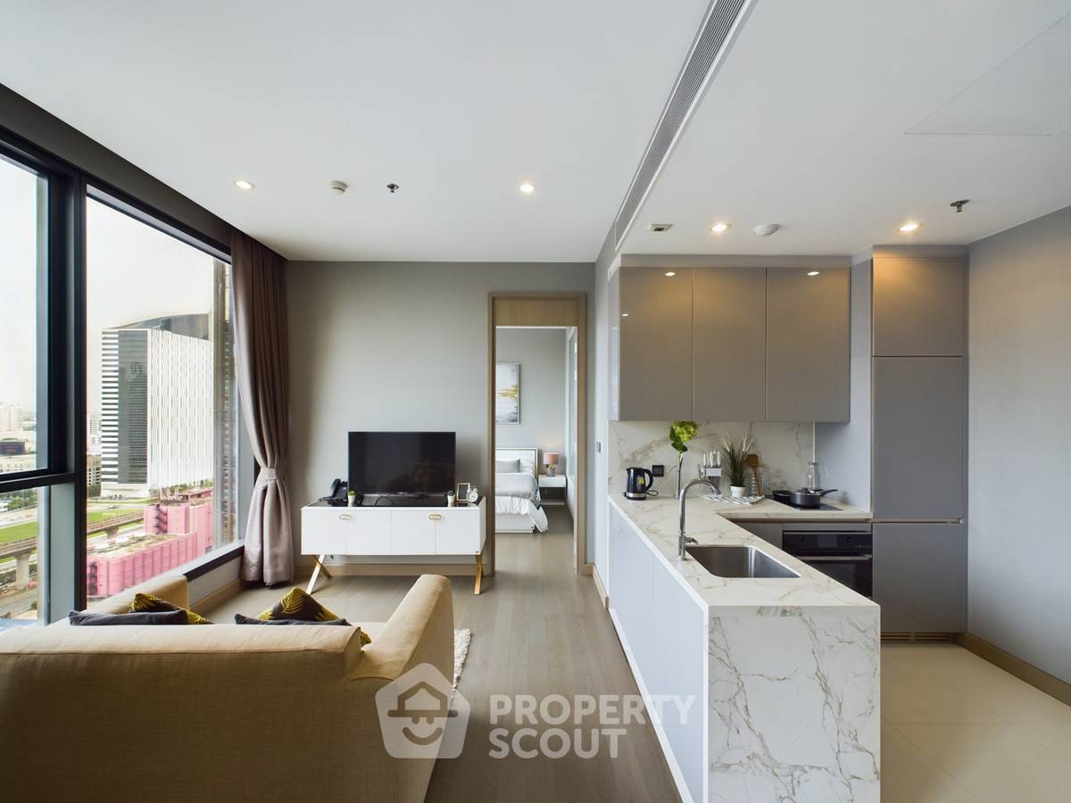 รูป ราคาคุ้มค่า 1 ห้องนอน The Esse At Singha Complex ใกล้ MRT เพชรบุรี 100 ม. (ID 3195334) - รูปที่ 1/9