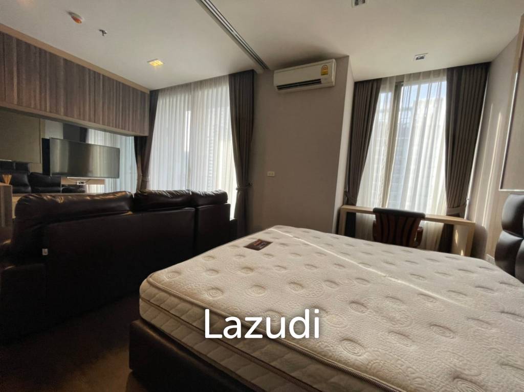 รูป 38.5 sqm high-floor 1-bedroom condo at Nara 9 Sathorn Bangkok - รูปที่ 9/25