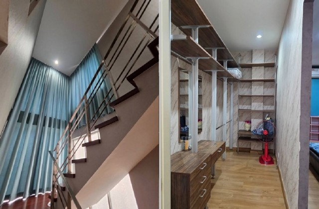 รูป ให้เช่าบ้านเดี่ยว / โฮมออฟฟิศ 3 ชั้น ซอยรามอินทรา 73 ห่าง MRT คู้บอน 500 เมตร / เฟอร์นิเจอร์ครบ / อยู่อาศัย หรือ Home office จดบริษัทได้ - รูปที่ 12/12