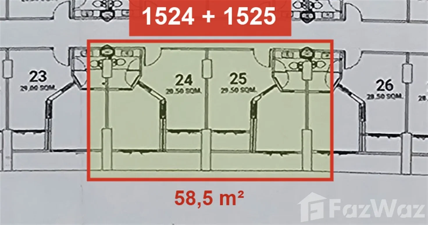 picture Two adjoining units, 15th floor — combine into 58.5 sqm 6672605 - 4/8
