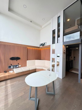 RS7403 For  Rent: Park Origin Chula–Samyan Duplex, High Floor, High Ceilings, Panoramic City View, Near MRT Samyan