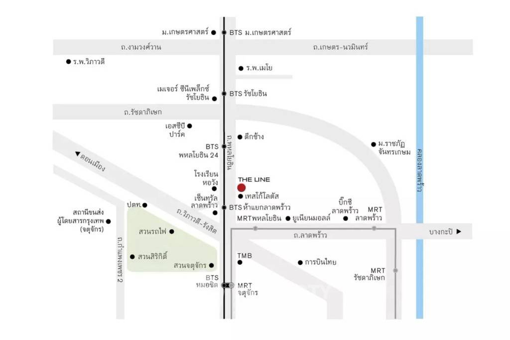 picture 26th-Floor 1-BR THE LINE Vibe Phahonyothin, BTS Ha Yaek Lat Phrao (ID 3196893) - 18/18