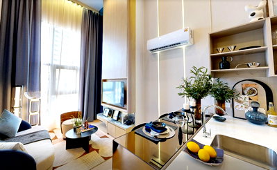 Condos for sale : The Base Urban Rama 9 1 bedroom Loft, special price, promotion from the project.