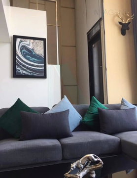 🔺 For Rent Condo KNIGHTSBRIDGE PRIME SATHORN Building 1, Floor 41,Duplex, Room size 37.00 sqm