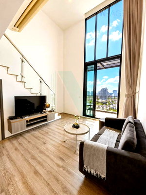 Condos for rent : 🎉 For Rent Condo KNIGHTSBRIDGE COLLAGE SUKHUMVIT 107 Building 1, Floor 24,Duplex, Room size 60 sqm