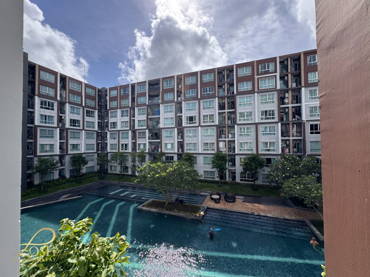 picture For Rent | dCondo Mine, Kathu Studio room with pool view, fully furnished and equipped with appliances.  - 17/22