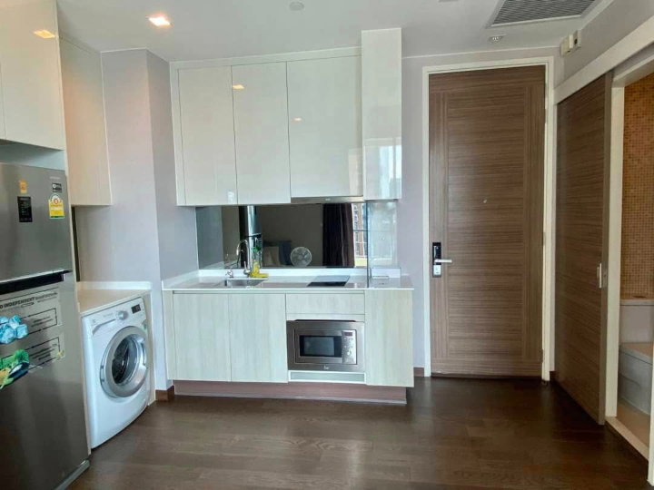 📣ให้เช่าคอนโด Q Asoke (MRT เพชรบุรี) ห้องใหญ่ เฟอร์และเครื่องใช้ไฟฟ้าครบ @onestepliving