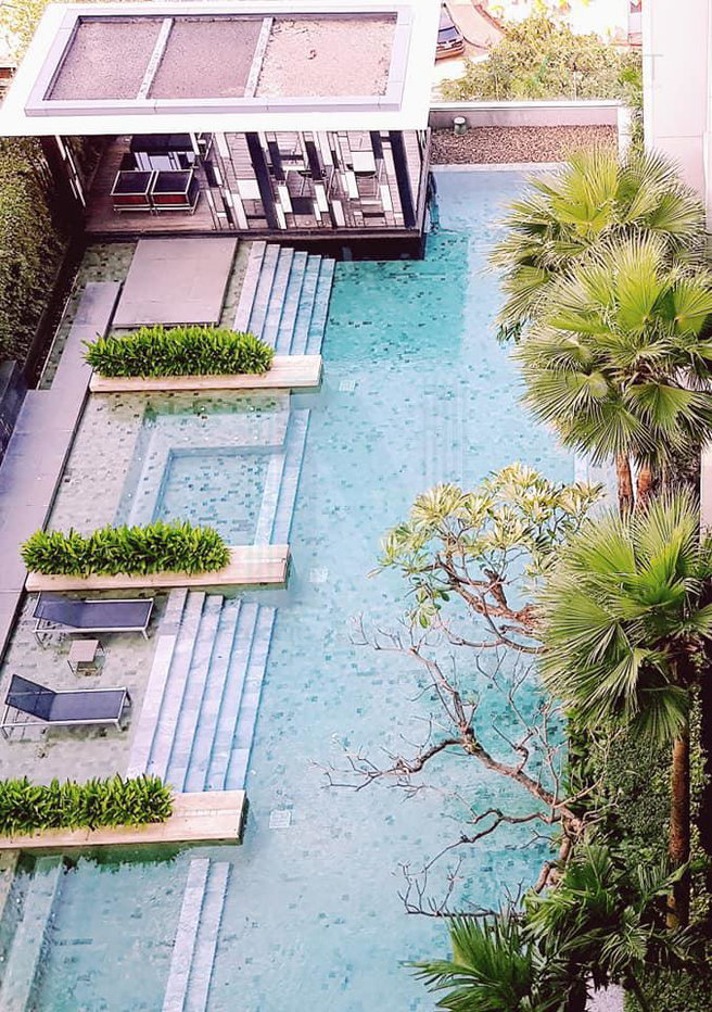 รูป 📣Nice room!📣 ให้เช่าคอนโด ควอทโทร บาย แสนสิริ อาคาร A ชั้น 11 1 ห้องนอน ขนาด 56.00 ตรม ใกล้ Major เอกมัย - รูปที่ 8/8
