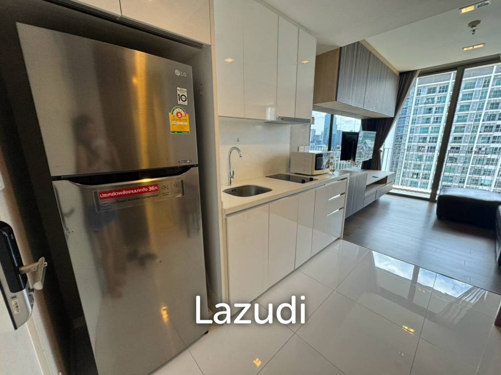 รูป 38.5 sqm high-floor 1-bedroom condo at Nara 9 Sathorn Bangkok - รูปที่ 5/25