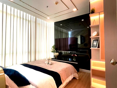 Condos for rent : [VR0695] 🔥 17,000/Month | The Sky Sukhumvit 34.75 sqm 1BR Separated Kitchen High-End Built-in  Only 300M to BTS Udom Suk! 🔥