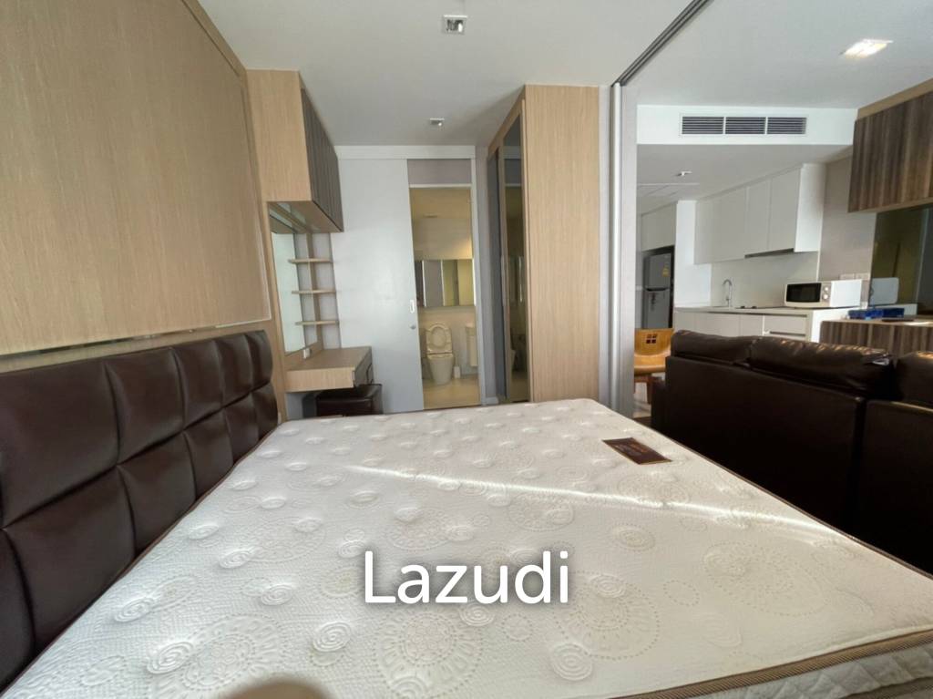 รูป 38.5 sqm high-floor 1-bedroom condo at Nara 9 Sathorn Bangkok - รูปที่ 10/25