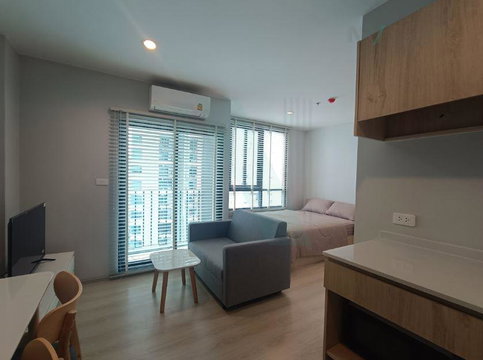📌 For Rent Condo NUE NOBLE SRINAKARIN-LASALLE Building 1, Floor 12A,Studio, Room size 23 sqm