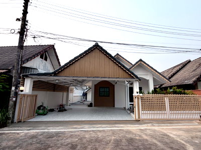 บ้านเดี่ยว เชียงใหม่ : บ้านรีโนเวท ทำเลใกล้เซ็นทรัลเฟส แถมเฟอร์นิเจอร์ ฟรีโอน