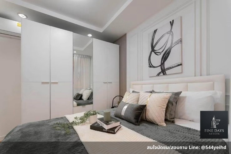 รูป FD-084307 รัชดาซิตี้ 18 ห้อง 1 Bedroom 46 ตร.ม. เพียง 15,000 บาท/เดือน - รูปที่ 6/7