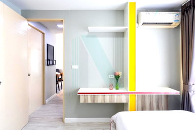 Condos for sale : 🚩 For Sell Condo MESTYLE @ SUKHUMVIT - BANGNA Building 3, Floor 2,2 bed room, Room size 60 sqm