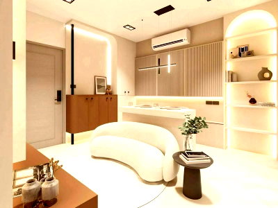 Condos for sale 700 Year Sports Arena Chiang Mai : One Plus Klong Chon 2, Swimming Pool View, Fully Furnished, Built-in Furniture, Newly Renovated