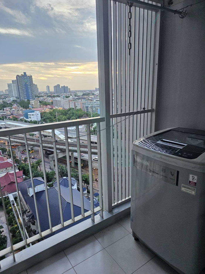 รูป ให้เช่าคอนโด แอสปาย สาทร-ท่าพระ อาคาร ชั้น 15 1 ห้องนอน ขนาด 31 ตรม ใกล้ เดอะมอลล์ ท่าพระ - รูปที่ 4/8
