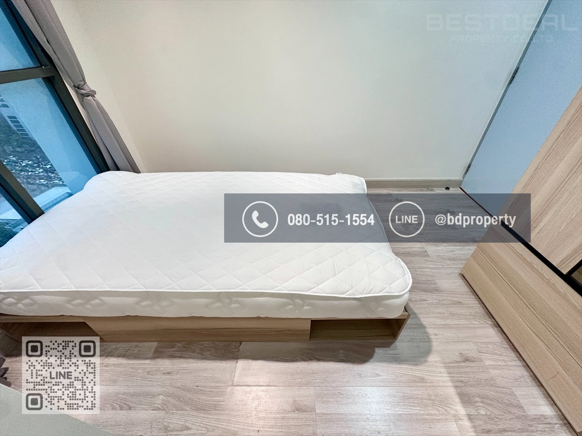 รูป Bestdeal ให้เช่า ขนาด 2 ห้องนอน 55 sqm.เฟอร์นิเจอร์และเครื่องใช้ไฟฟ้าครบพร้อมเข้าอยู่ 25,000 บาท/เดือน “IDEO MOBI RAMA 9” ใกล้MRTและเซ็นทรัลพระราม 9 - รูปที่ 12/17