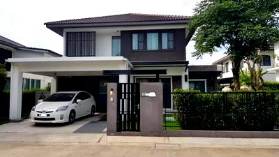 Houses for rent Samut Prakarn : Detached house, Mantana Bangna Km.7, ready to move in.