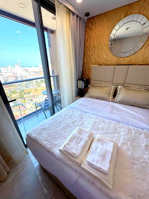 ขายคอนโด : 🌴 ขาย คอนโดหรูติดหาด Copacabana Beach Jomtien Rare Unit ชั้นสูง ทำเลดีที่สุดของจอมเทียน   ✅ หิ้วกระเป๋าเข้าอยู่ได้ทันที