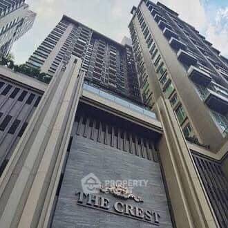 รูป ชั้น 17 คอนโด 1 ห้องนอน The Crest Sukhumvit 34 ใกล้ BTS ทองหล่อ 200 ม. (ID 994580) - รูปที่ 2/15