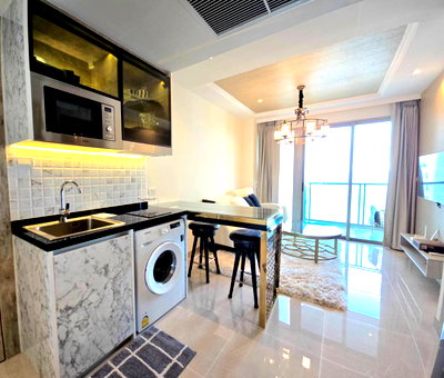 Condos for rent : 🔥 The Riviera Monaco Jomtien Pattaya for Rent | Sea View 1BR | 28,000 THB