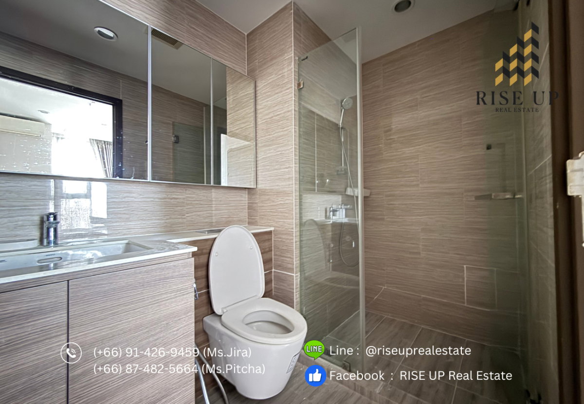 รูป ปล่อยเช่า 📣 Whizdom Essence Condo, 1 ห้องนอน 1 ห้องน้ำ, ขนาด 35 ตร.ม. 🔥17,000 บาท/เดือน🔥 - รูปที่ 8/10