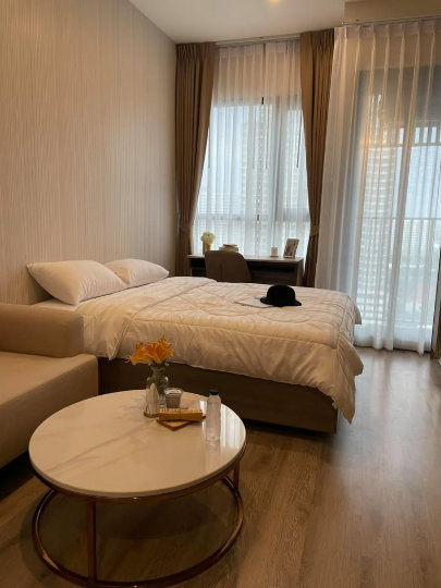 รูป 📣ให้เช่าคอนโด Knightsbridge Prime Onnut (BTS อ่อนนุช) เฟอร์และเครื่องใช้ไฟฟ้าครบ @onestepliving - รูปที่ 1/8