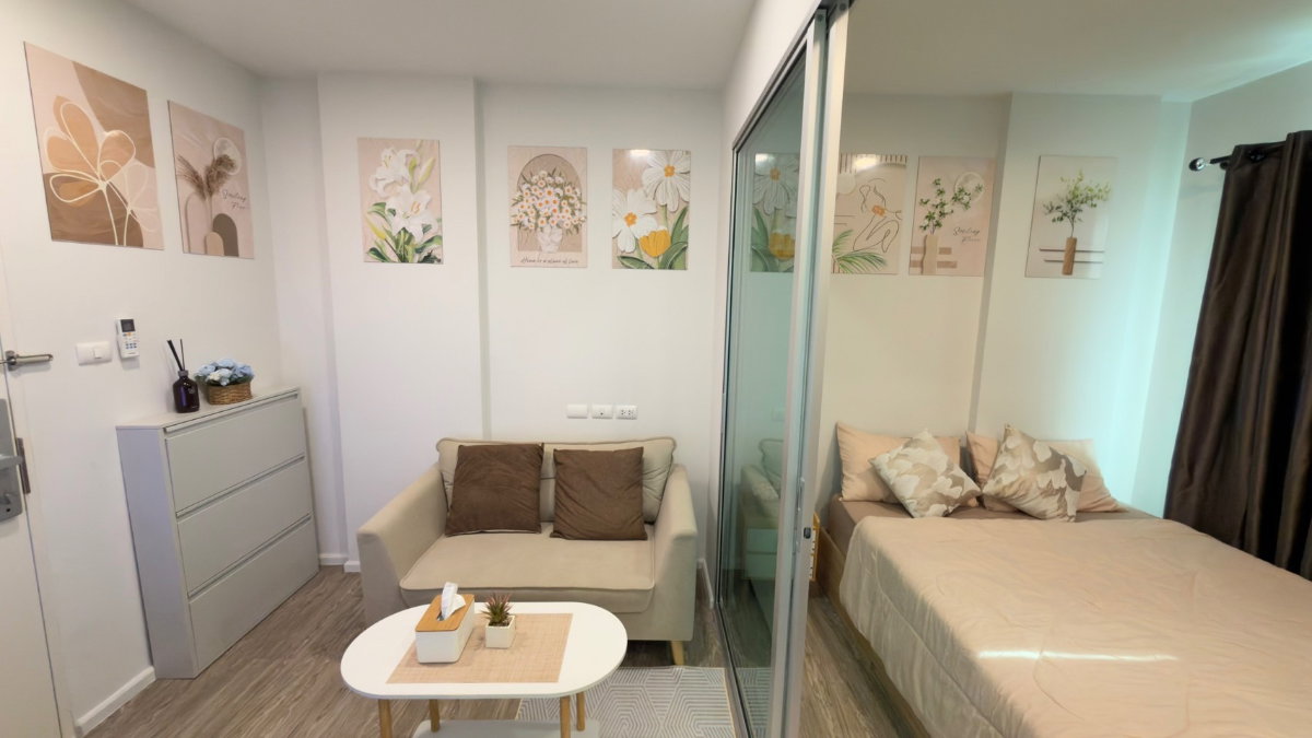 รูป  ให้เช่า happy condo ดอนเมือง ทรงประภา ราคา 8,500 บาท มีเครื่องซักผ้า ชั้น 7 สนใจ @sacondo  - รูปที่ 2/3