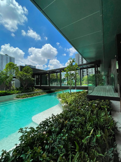 รูป Pool & Garden View! 1-BR for Rent: Life Sathorn Sierra - รูปที่ 11/12