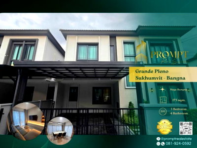 Houses for rent Samut Prakarn : GH01304 - Grande Pleno Sukhumvit - Bangna  : MegaBangna