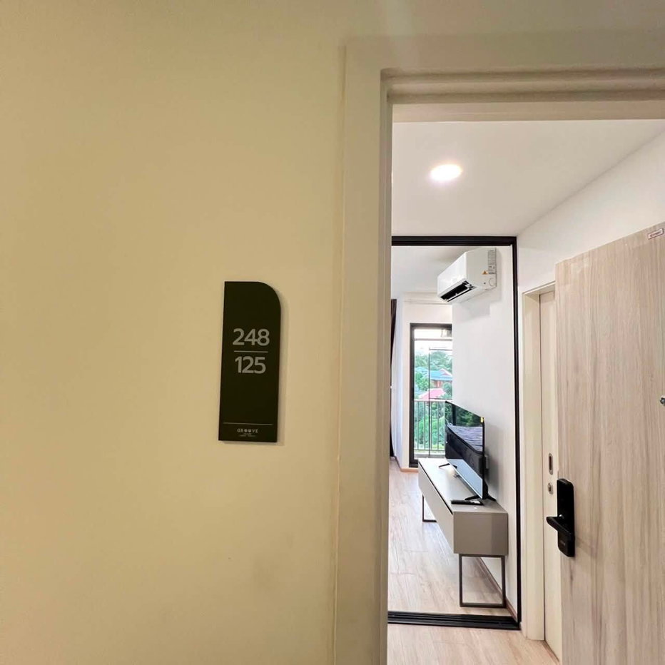รูป ให้เช่า Groove scape 48 ** 12,000 บ./ด. **   ขนาด 23.52 ตร.ม.  1ห้องนอน 1ห้องน้ำ ชั้น 6 - รูปที่ 16/29