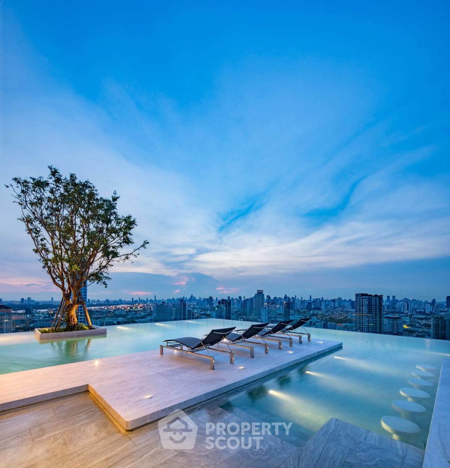 รูป ชั้น 34 คอนโด 1 ห้องนอน Knightsbridge Prime Onnut ใกล้ BTS อ่อนนุช (ID 3201437) - รูปที่ 6/7