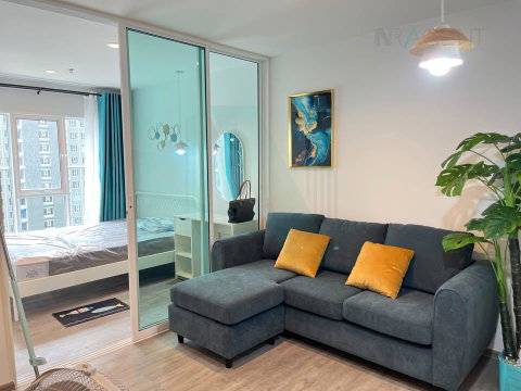 🚩 For Rent Condo REGENT HOME BANGNA Building D, Floor 14,1 bed room, Room size 28.00 sqm