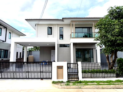 บ้านเดี่ยว เซฟวัน โก ศรีสมาน : บ้านเดี่ยวหลังใหญ่ ทำเลดี กว้างขวาง หมู่บ้าน สราญสิริ ติวานนท์-แจ้งวัฒนะ1 บ้านสวย พร้อมเข้าอยู่ เดินทางสะดวก