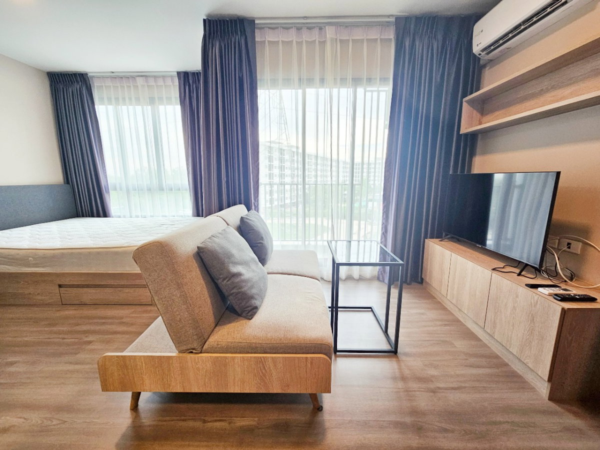 รูป ให้เช่า Dcondo Hideaway รังสิต 26 ตรม. ชั้น 5 เฟอร์นิเจอร์ครบ พร้อมเข้าอยู่ - รูปที่ 5/8