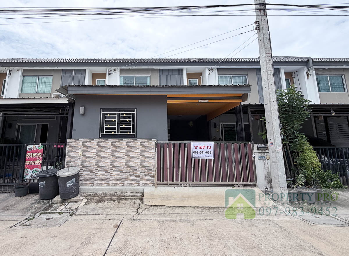 รูป ขาย บ้าน พฤกษา พระราม 2 พันท้ายนรสิงห์ บ้านทาวน์โฮม 2 ชั้น แบบ 3 ห้องนอน 19 ตรว 115 ตรม รีโนเวทใหม่ ใกล้ แสมดำ บางขุนเทียน : EL26S-004 - รูปที่ 1/17