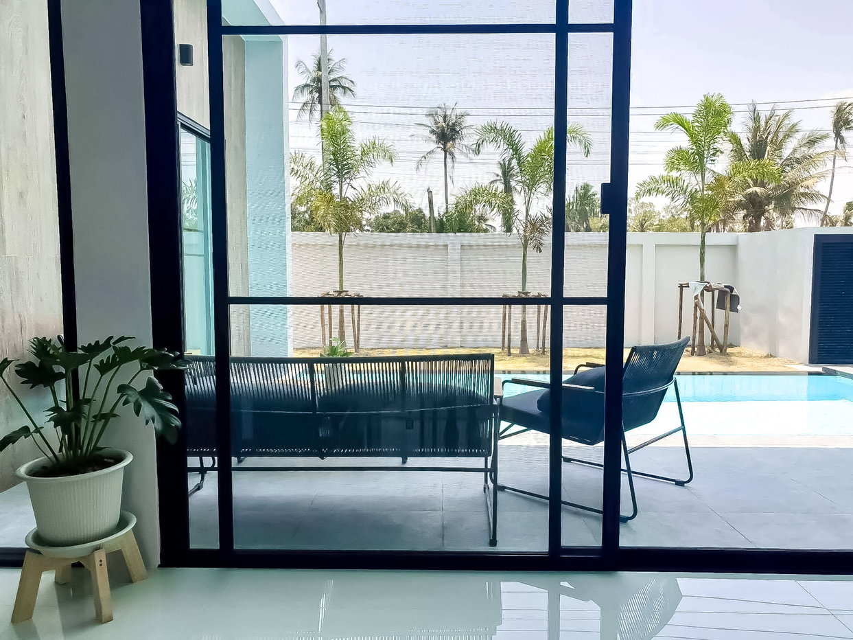รูป Modern Pool Villa for Rent Nong Pla Lai East Pattaya 3Bed - รูปที่ 4/11