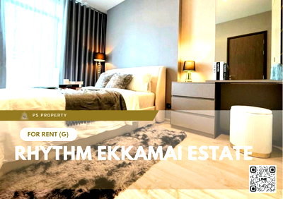 คอนโดให้เช่า : ให้เช่า ✨ RHYTHM EKKAMAI ESTATE ✨ ใกล้ BTS เอกมัย เฟอร์นิเจอร์ และ เครื่องใช้ไฟฟ้าครบ 